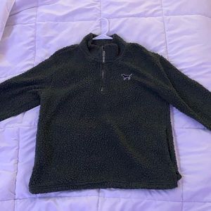 Cozy Sherpa Quarter Zip (VS Pink)